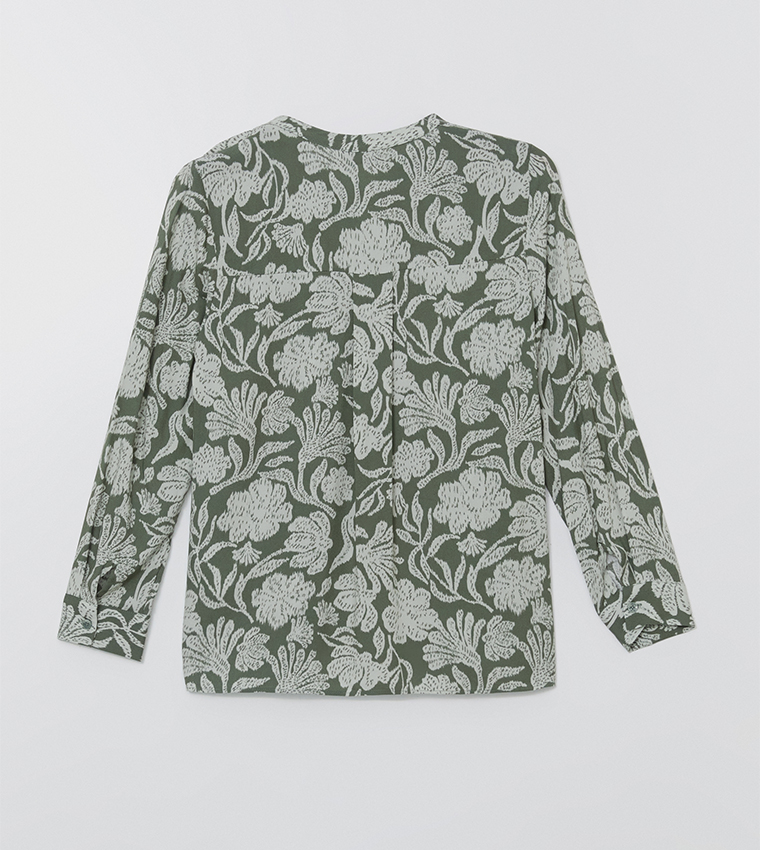 Printed Long Sleeves Top