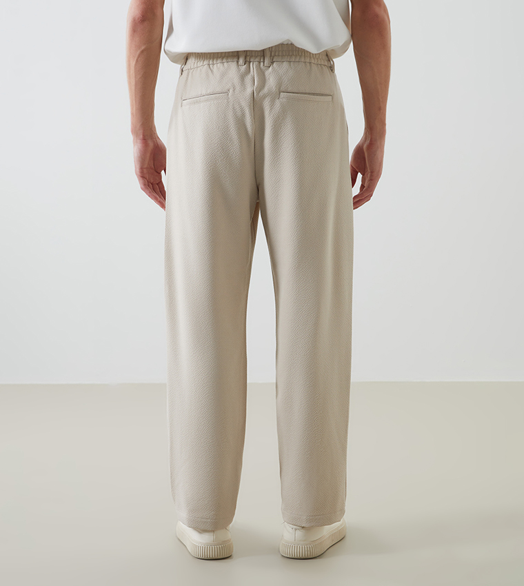 Pleat Detail Standard Fit Trousers