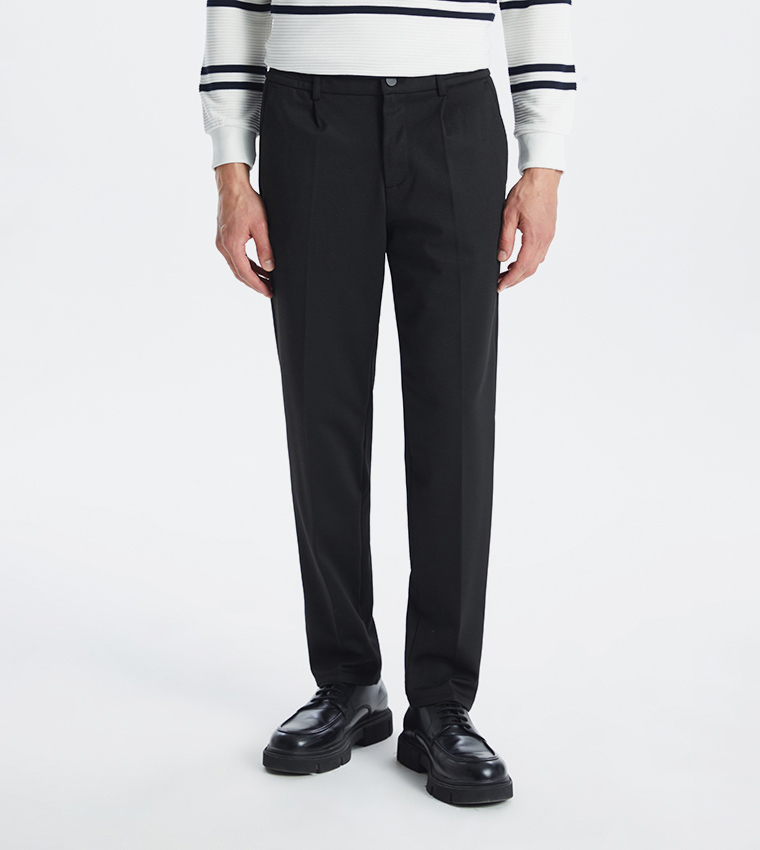 Mid Rise Standard Fit Trousers