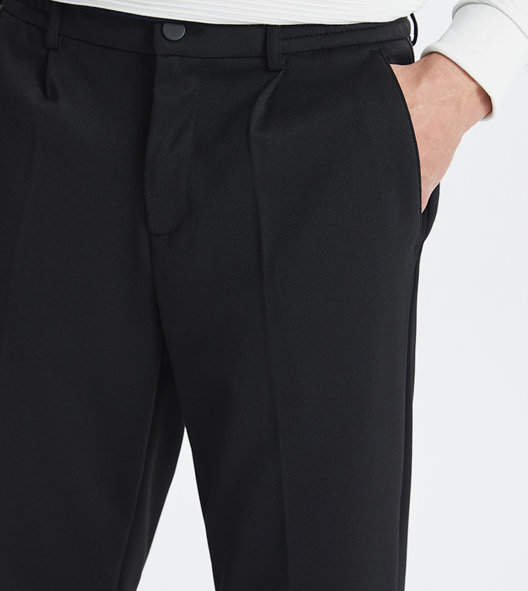 Mid Rise Standard Fit Trousers