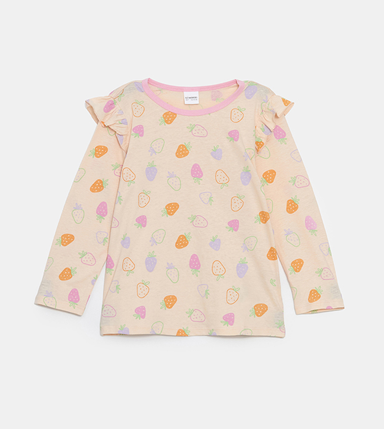 Printed Long Sleeves Pajama Set