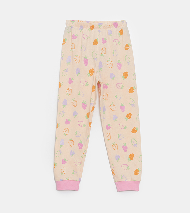 Printed Long Sleeves Pajama Set