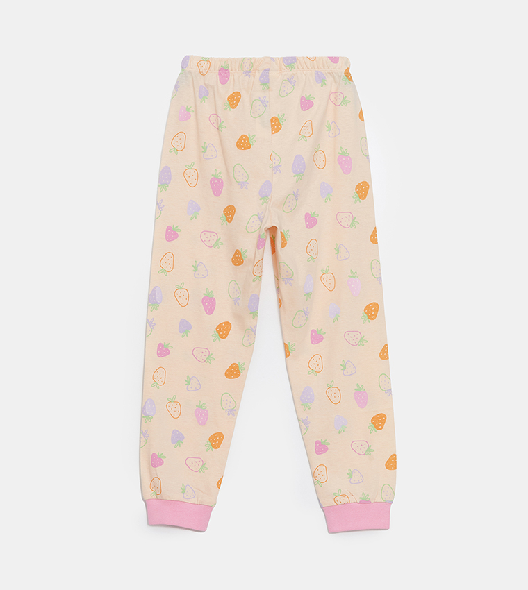 Printed Long Sleeves Pajama Set