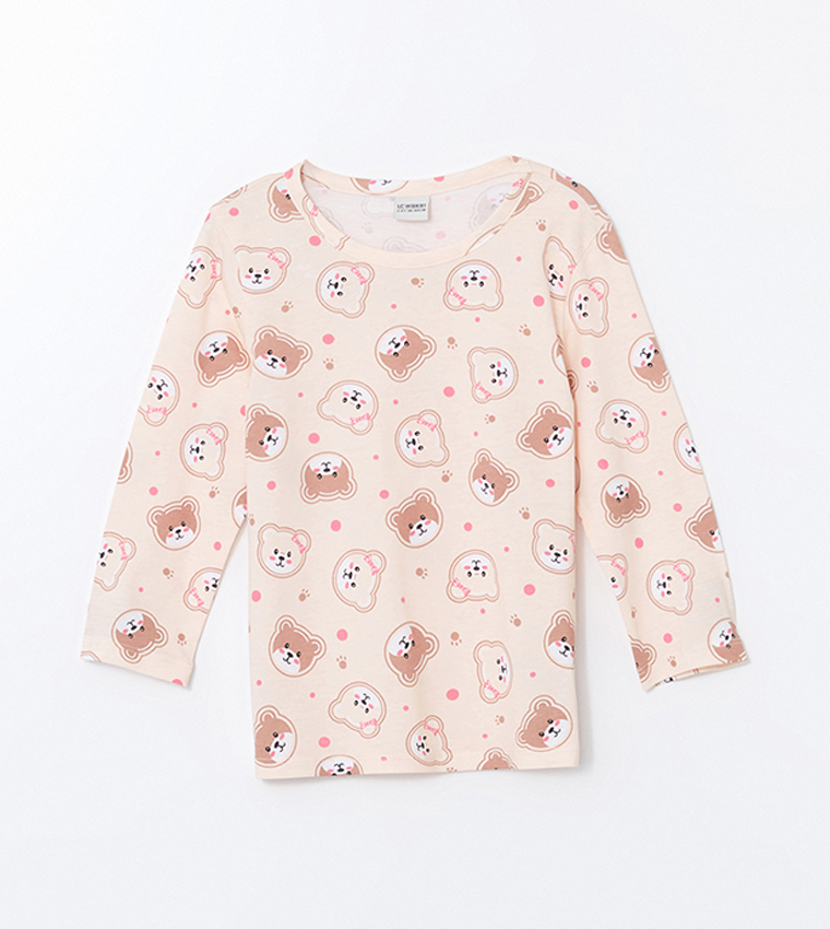 Printed Long Sleeves Pajama Set