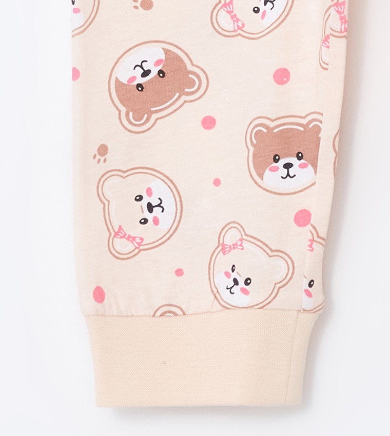 Printed Long Sleeves Pajama Set