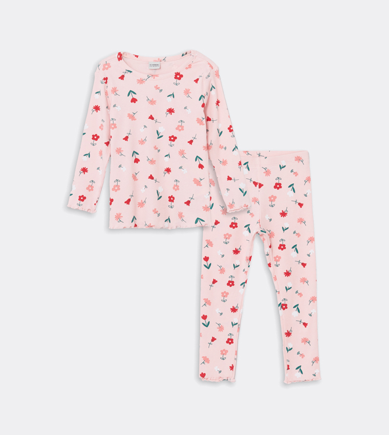 Printed Long Sleeves Pyjama Set