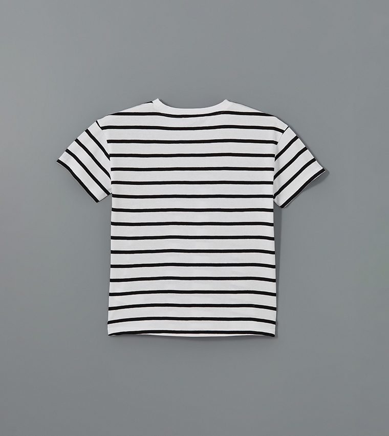 Striped Crew Neck T-Shirt