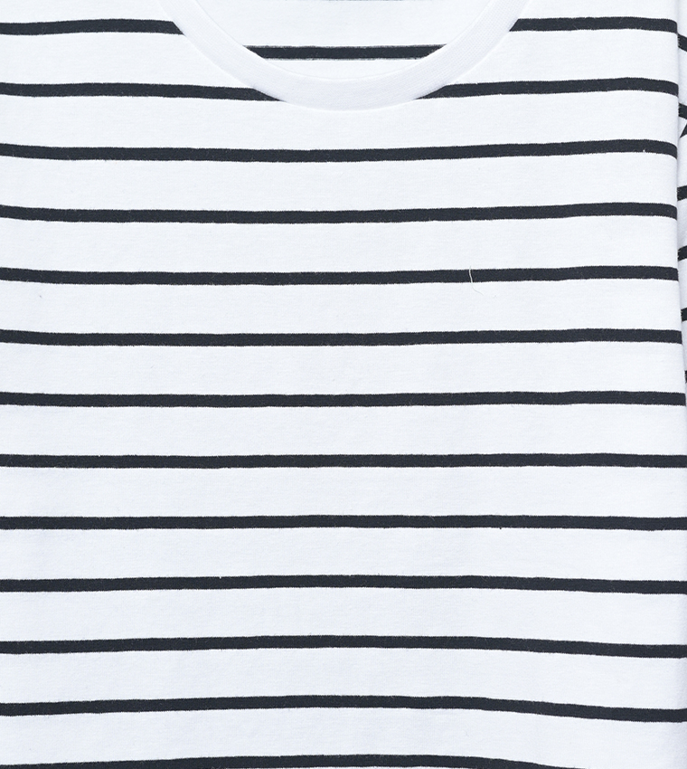 Striped Short Sleeves Casual T-Shirt