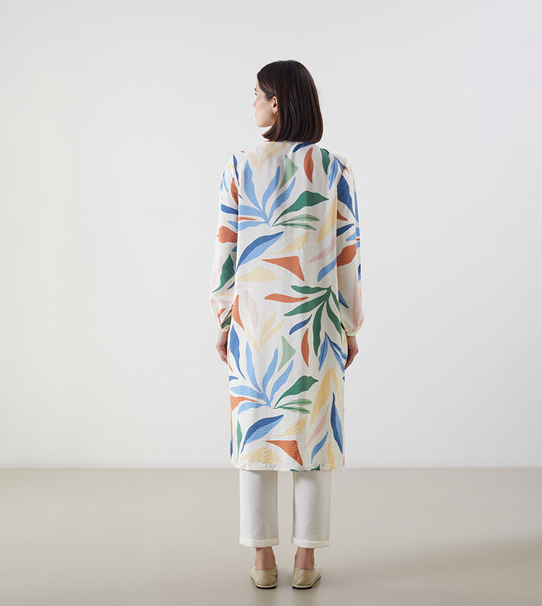 Patterned Long Sleeves Tunic