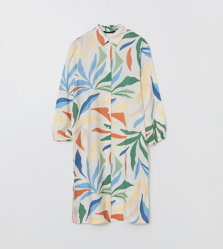 Patterned Long Sleeves Tunic