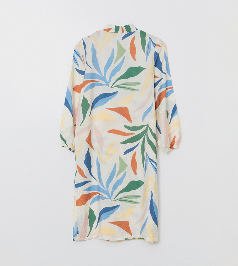 Patterned Long Sleeves Tunic