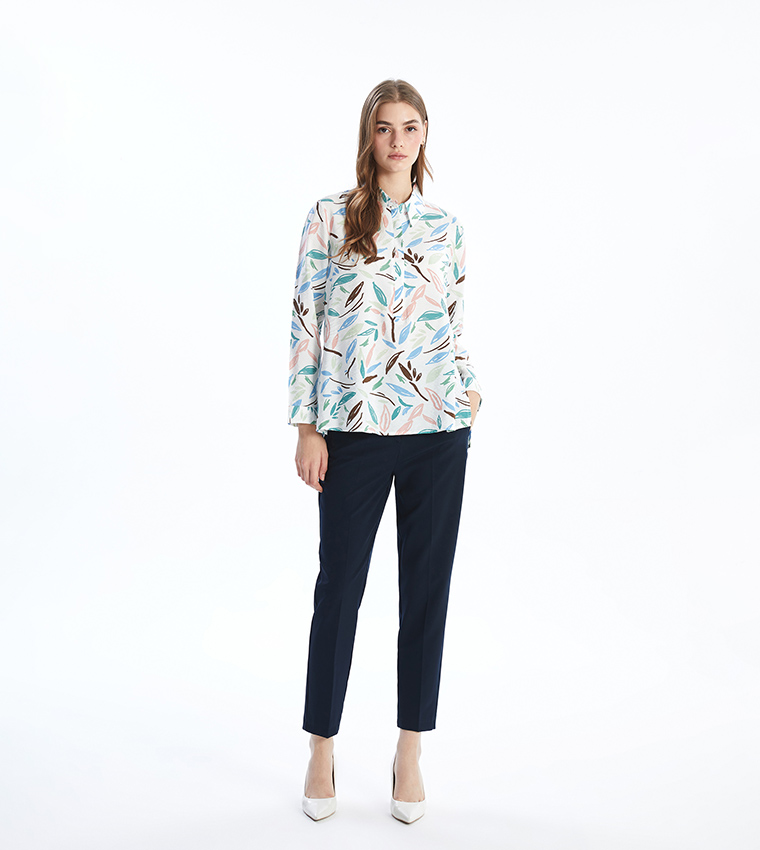 Patterned Long Sleeves Shirt