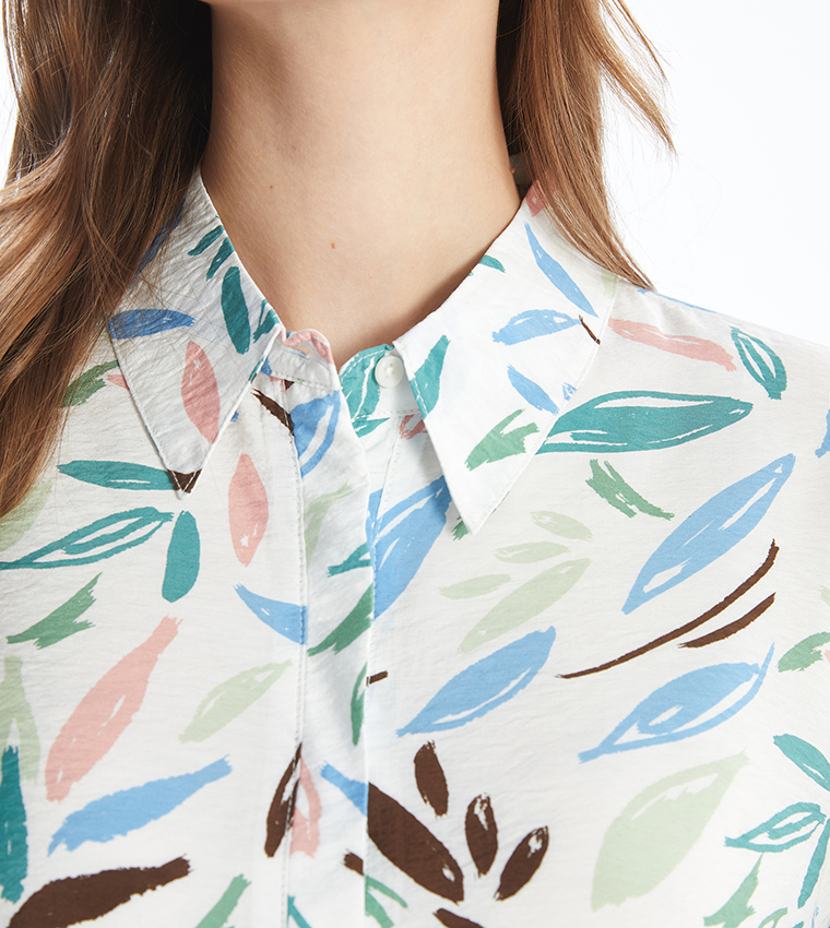 Patterned Long Sleeves Shirt