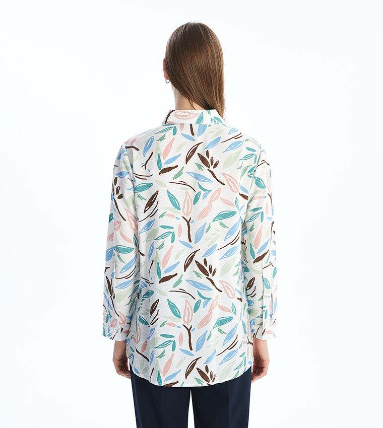 Patterned Long Sleeves Shirt