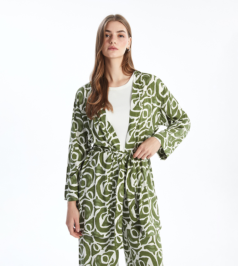 Printed Long Sleeves Tunic