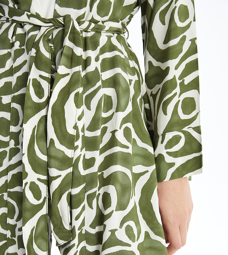 Printed Long Sleeves Tunic