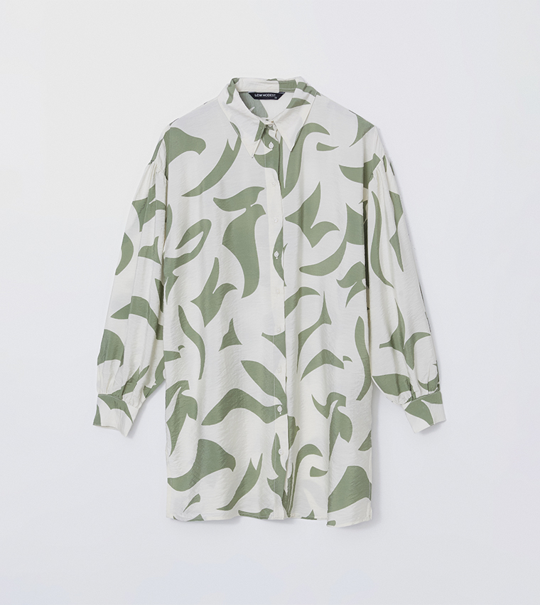 Patterned Long Sleeves Tunic