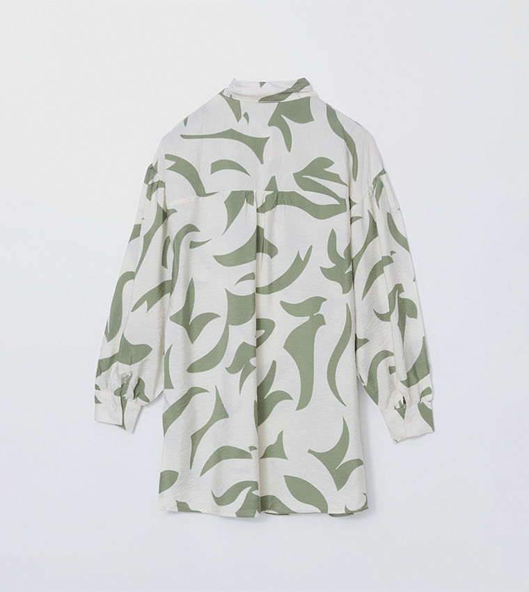 Patterned Long Sleeves Tunic