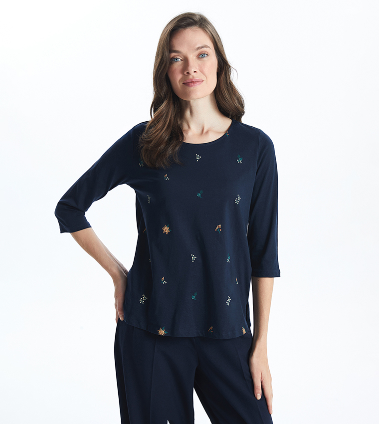 Printed Crew Neck T-Shirt
