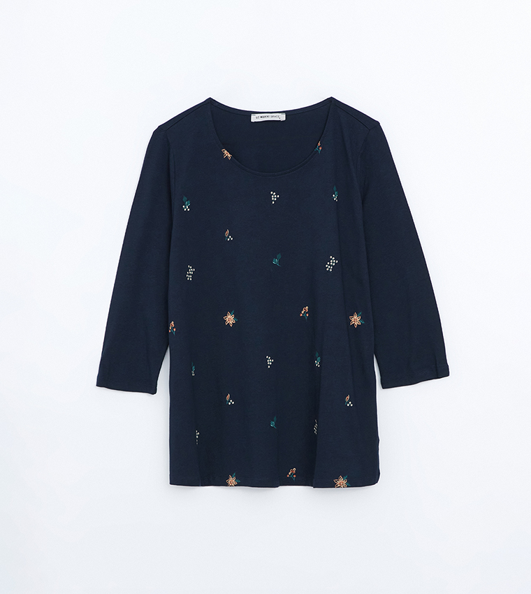 Printed Crew Neck T-Shirt