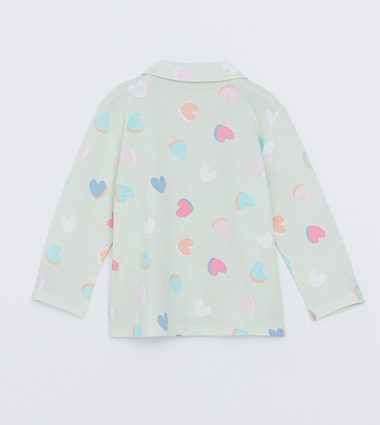 Printed Long Sleeves Pajama Set