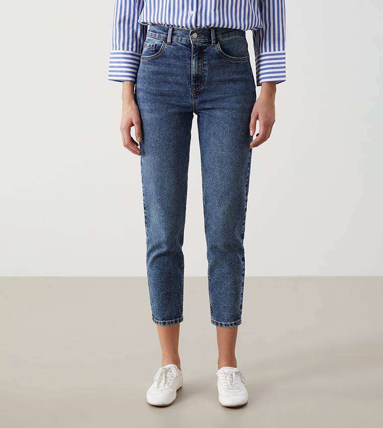 Washed Slim Fit Jeans