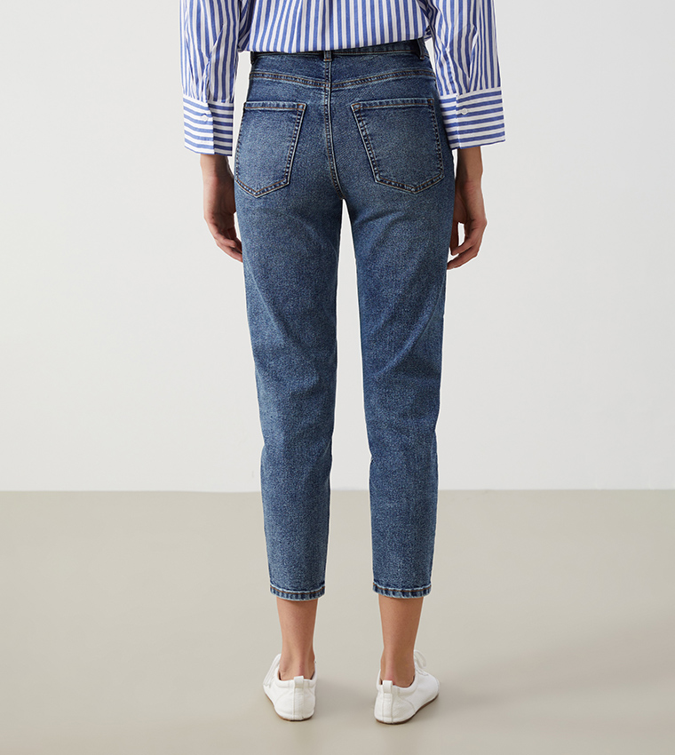 Washed Slim Fit Jeans