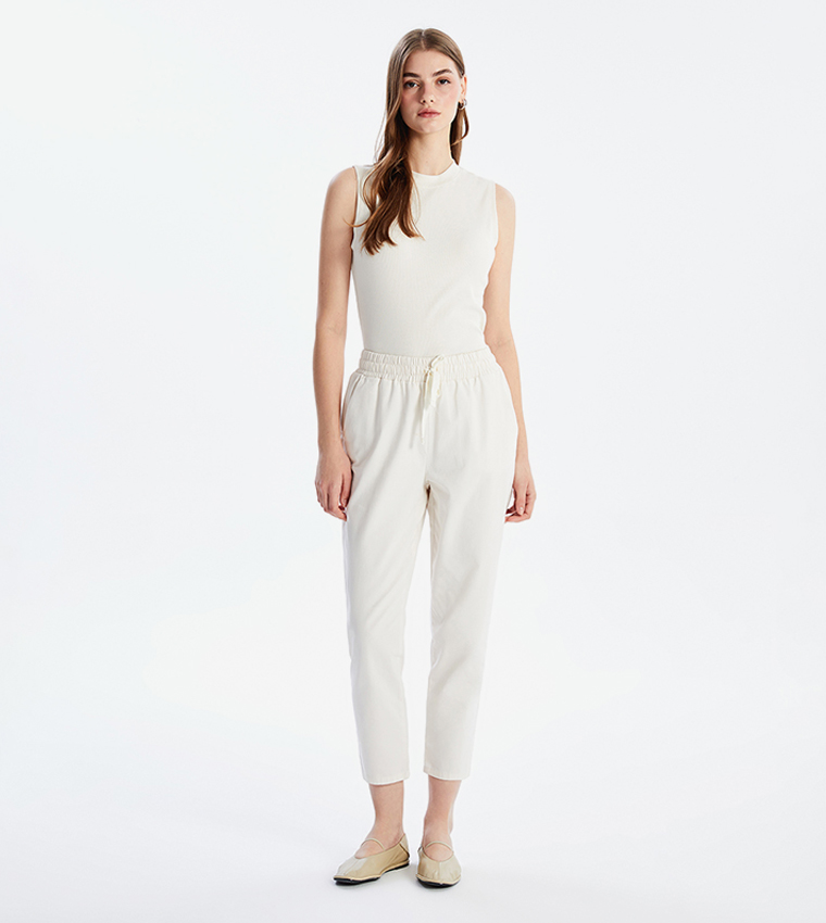 Textured Sleeveless Top
