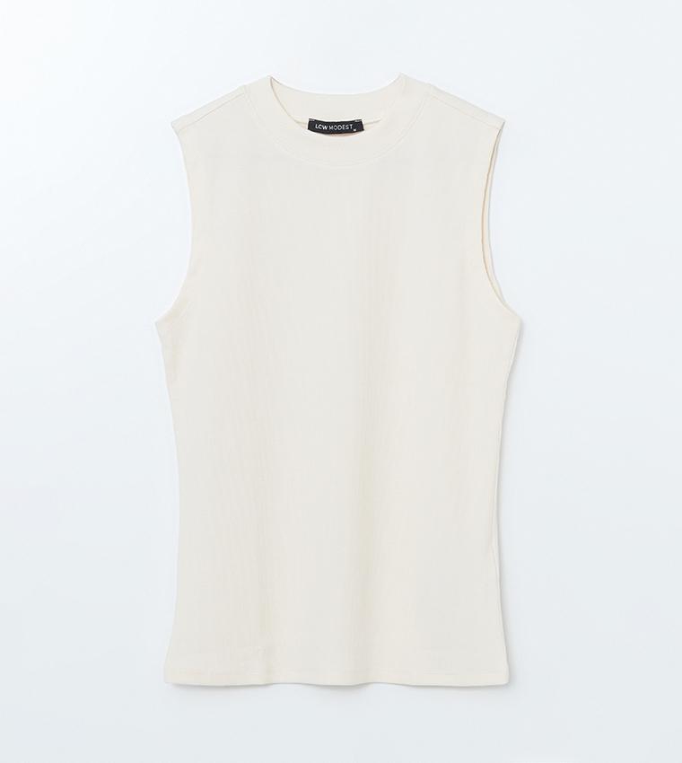 Textured Sleeveless Top
