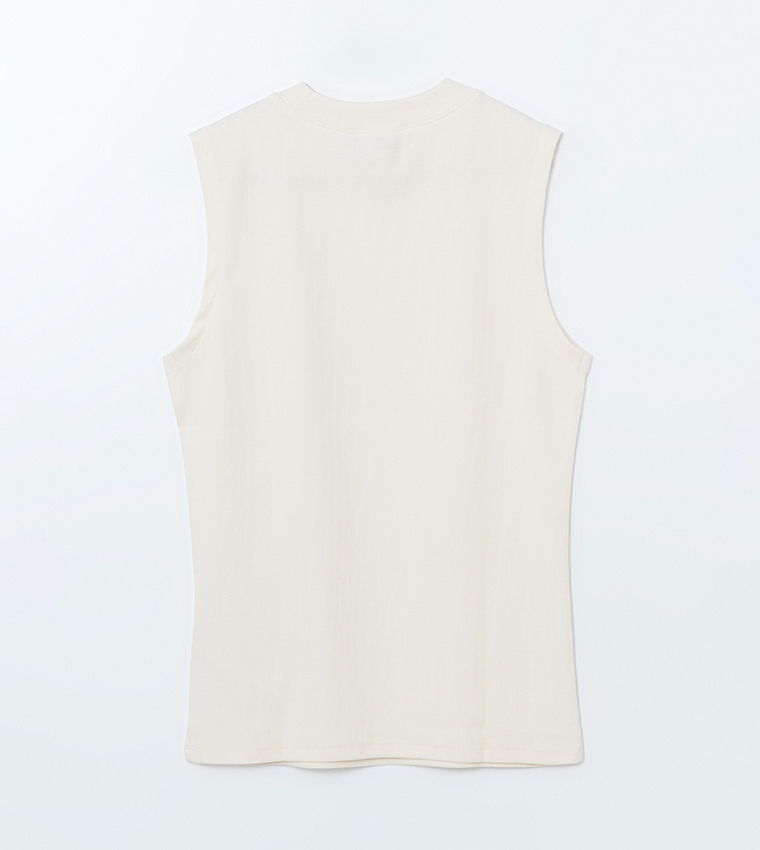 Textured Sleeveless Top