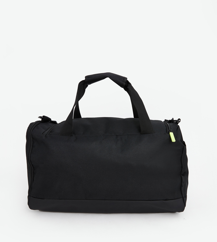 Printed Zippered Gym Duffle Bag