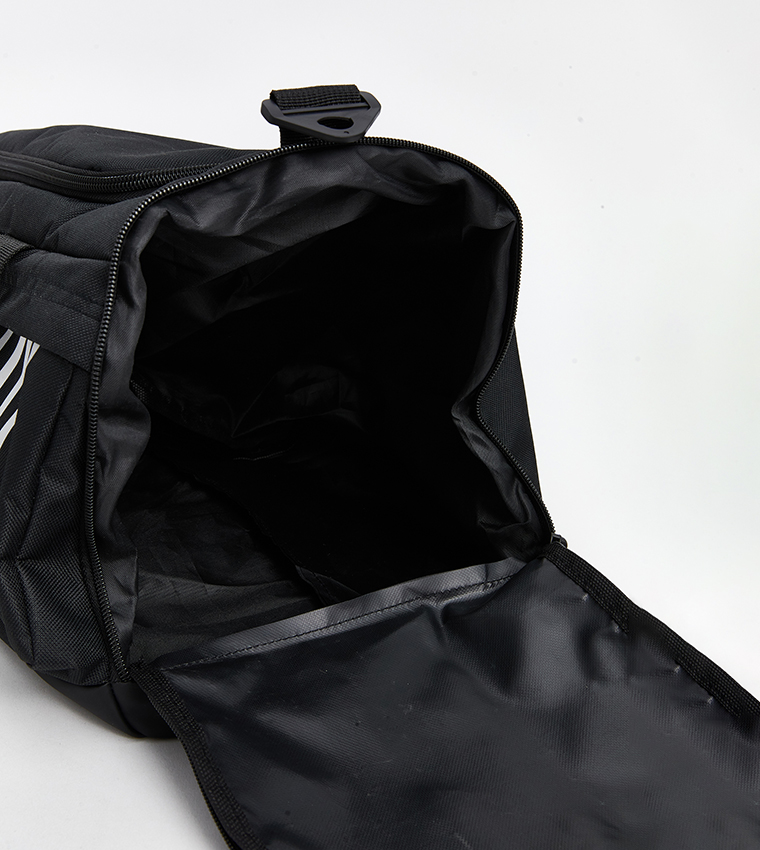 Printed Zippered Gym Duffle Bag