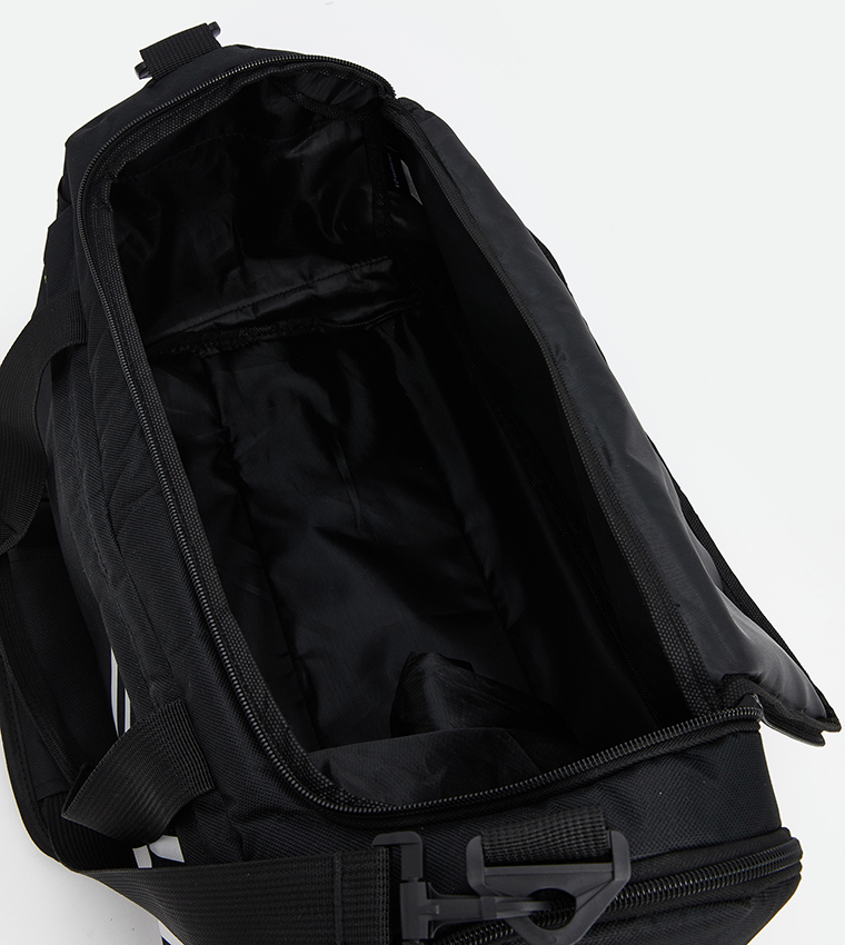 Printed Zippered Gym Duffle Bag