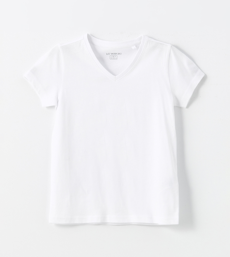 Solid V-Neck Undershirt