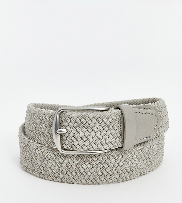 Braided Buckle Belt