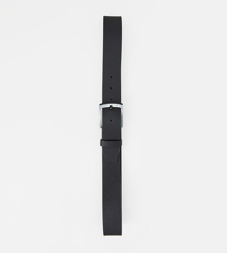 Textured Buckle Belt