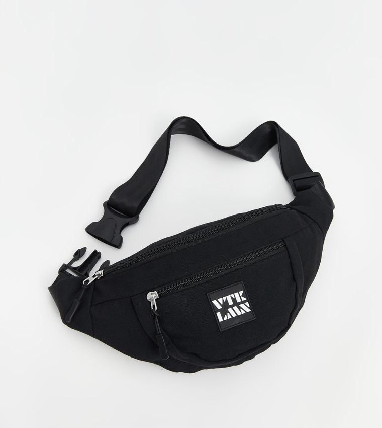 Badge Detail Waist Bag