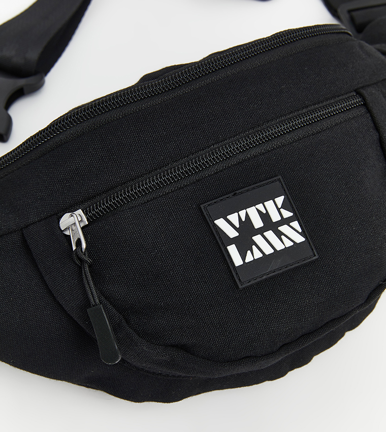 Badge Detail Waist Bag