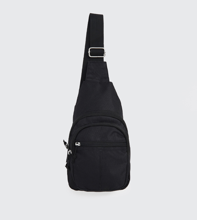 Zippered Crossbody Backpack
