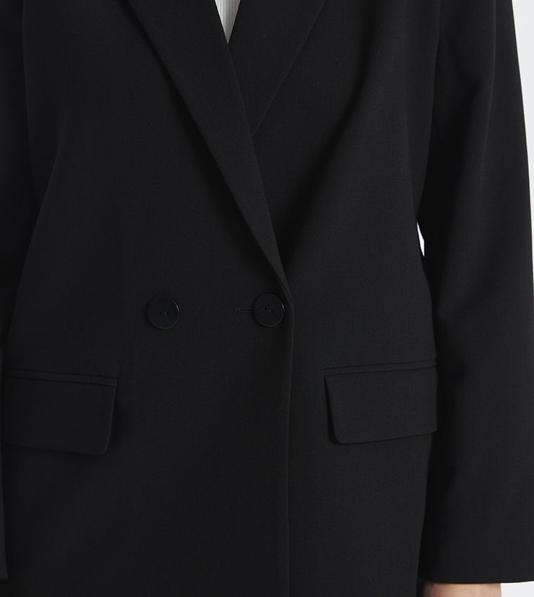 Long Sleeves Crepe Blazer