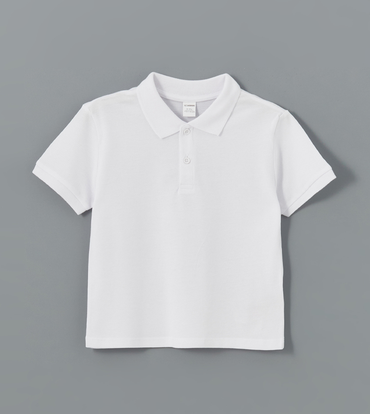 Solid Short Sleeves Polo T-Shirt