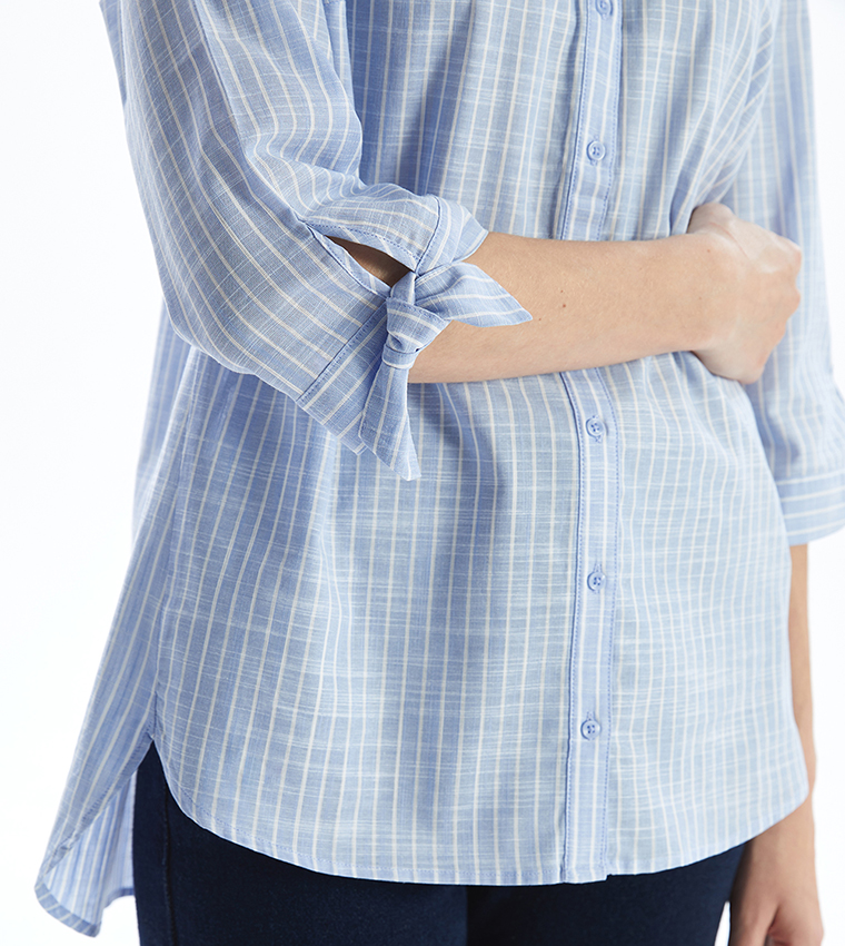 Striped Long Sleeves Tunic