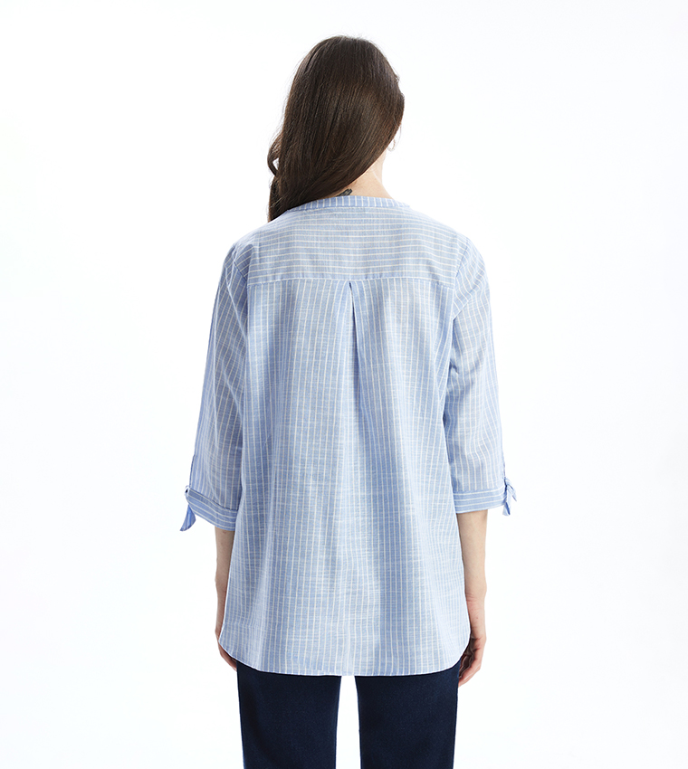 Striped Long Sleeves Tunic