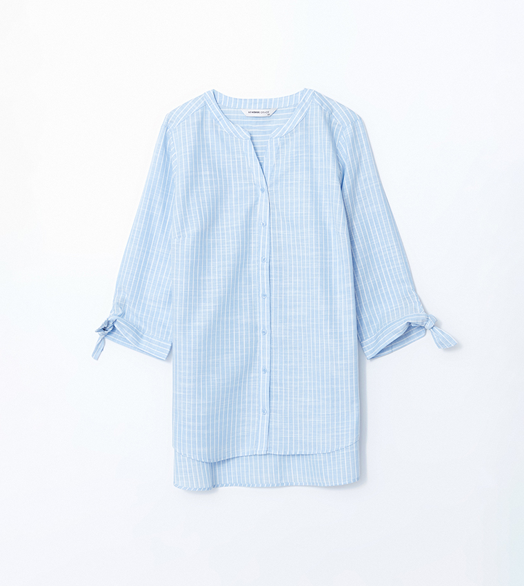 Striped Long Sleeves Tunic