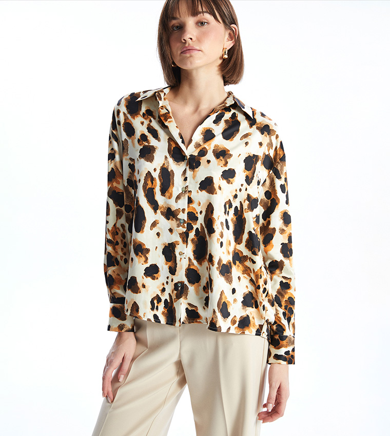 Patterned Long Sleeves Shirt