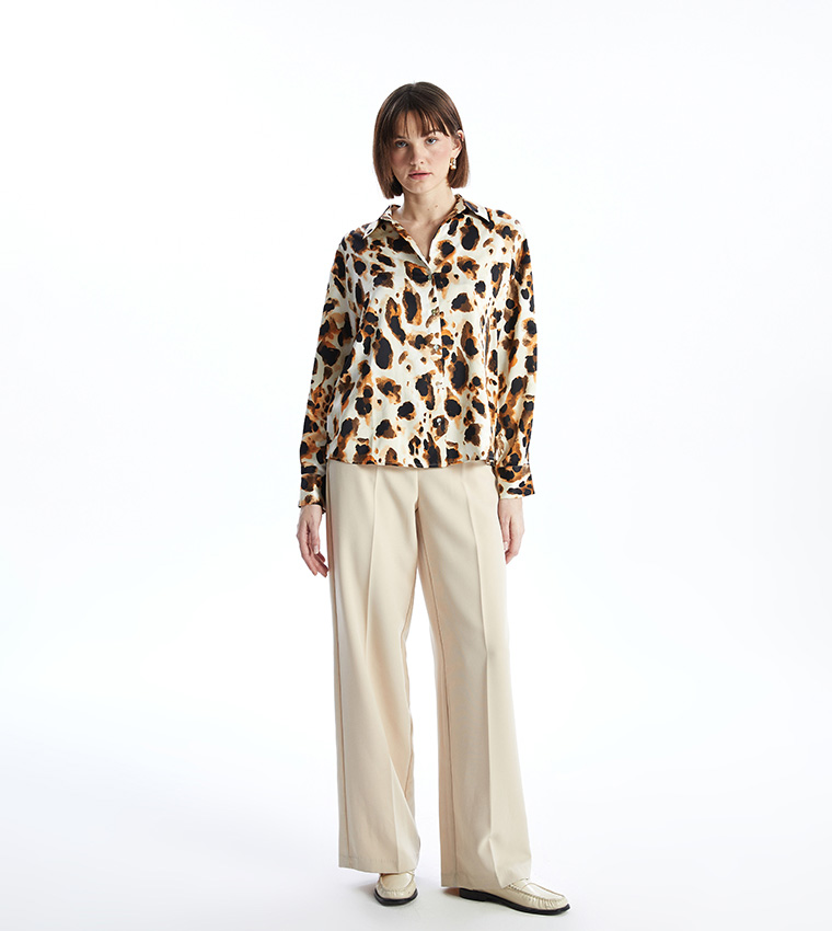 Patterned Long Sleeves Shirt