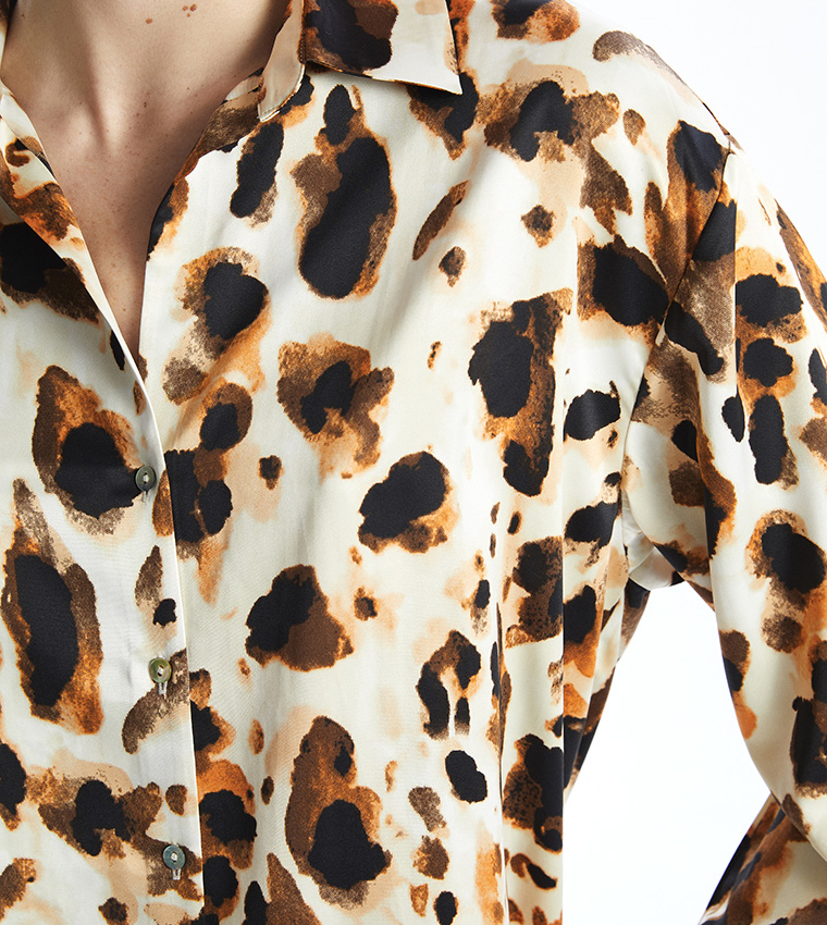 Patterned Long Sleeves Shirt