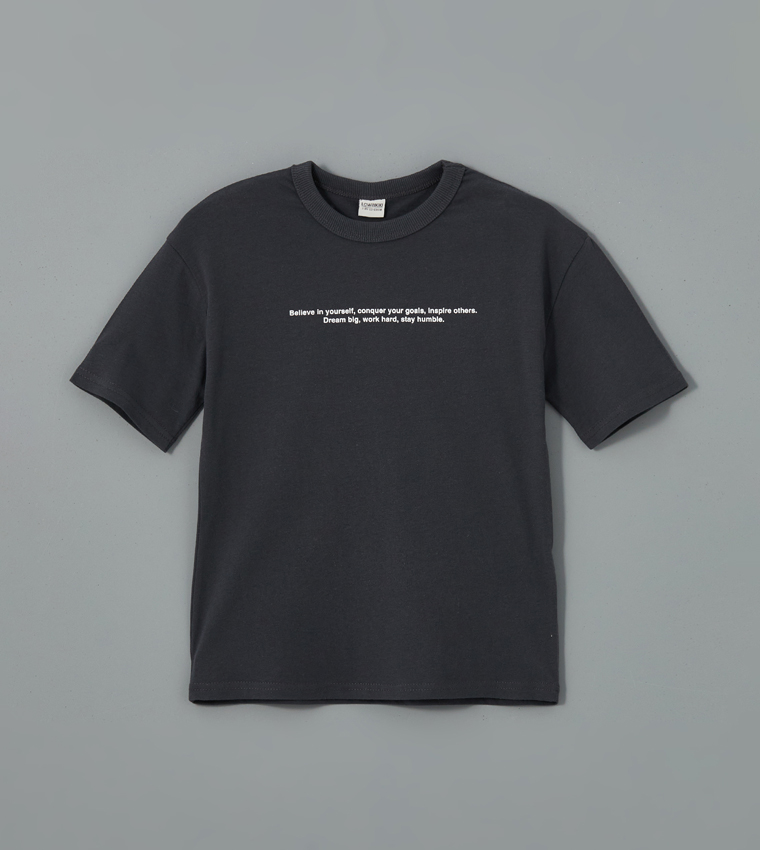 2-Pack Printed Crew Neck T-Shirts