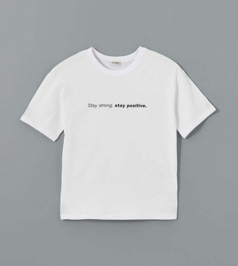 2-Pack Printed Crew Neck T-Shirts