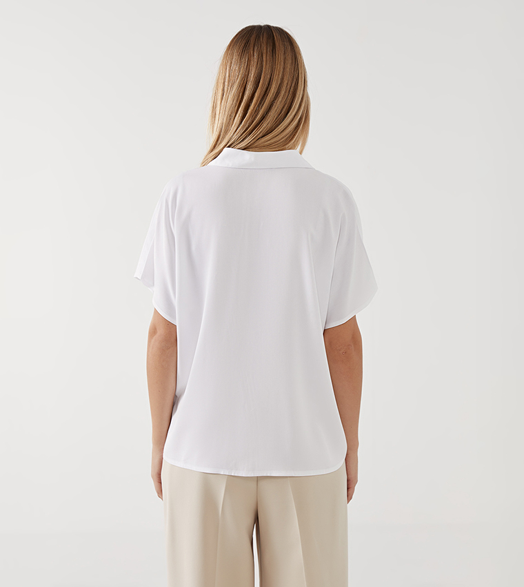 Loose Fit Short Sleeves Shirt